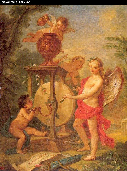 Natoire, Charles Joseph Cupid Sharpening his Arrow